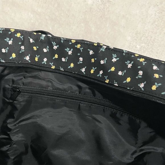 Pink VS Floral Print Tote Bag - Picture 6 of 8